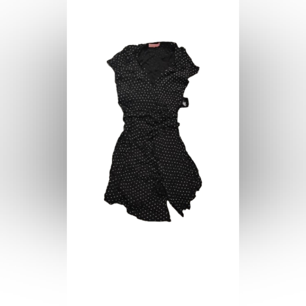 Antoine & Lili Heart Polka Dot Wrap Dress US Sz M